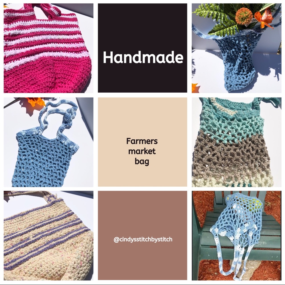 Handmade crochet bags